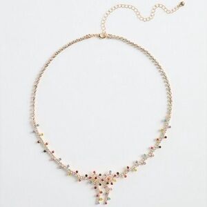 Holiday Lights Bow Necklace